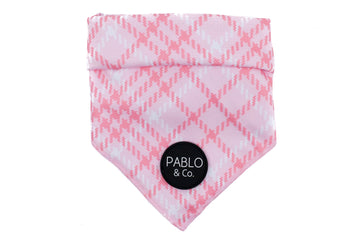 Pink Houndstooth Bandana