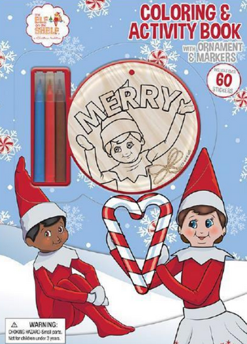 Elf on the Shelf Colouring in & Activity Book