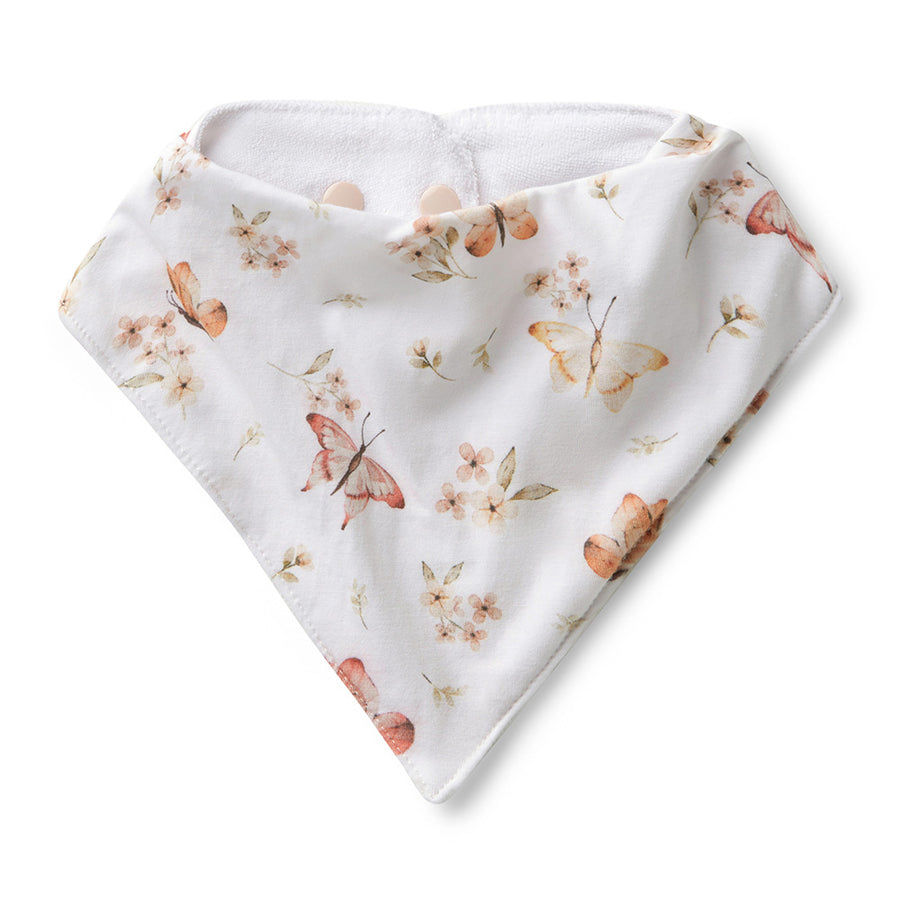 Dribble Bib - Butterfly Organic