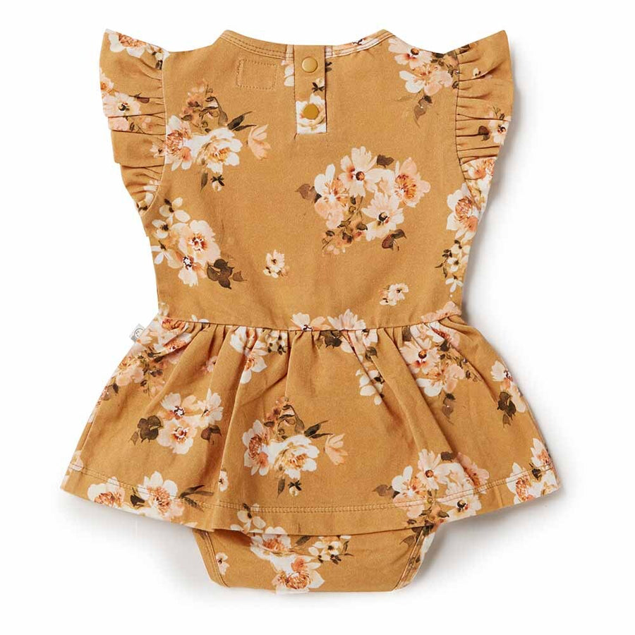 Golden Flower Dress